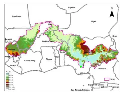 Figura 1. En el año 2003, nueve estados mienbro de la Autoridad de la Cuenca del Níger, formularon una "visión clara y compartida" para esta cuenca. Tal visión consistía en crear un ambiente propicio para la cooperación sobre la base de un Plan de A…