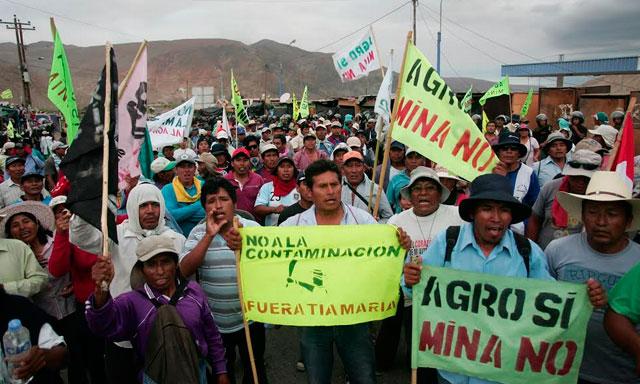 Los conflictos sociales son cada vez mas relevante en la factibilidad de proyectos mineros