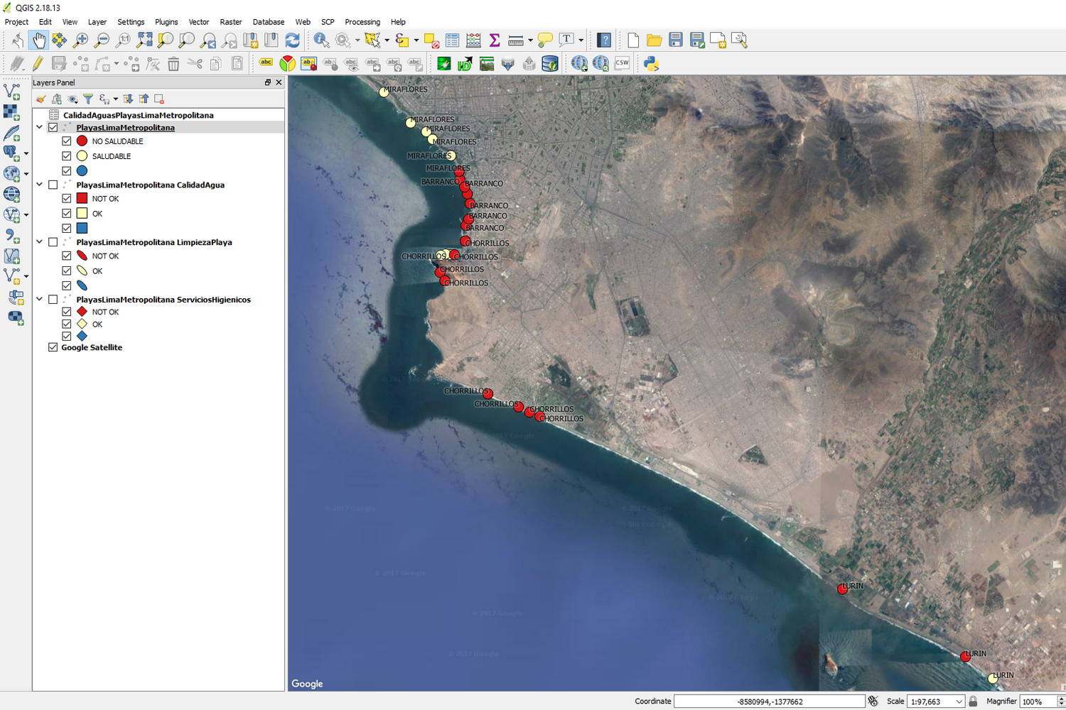 Tutorial para el Análisis de Calidad Sanitaria de Playas con QGIS ...
