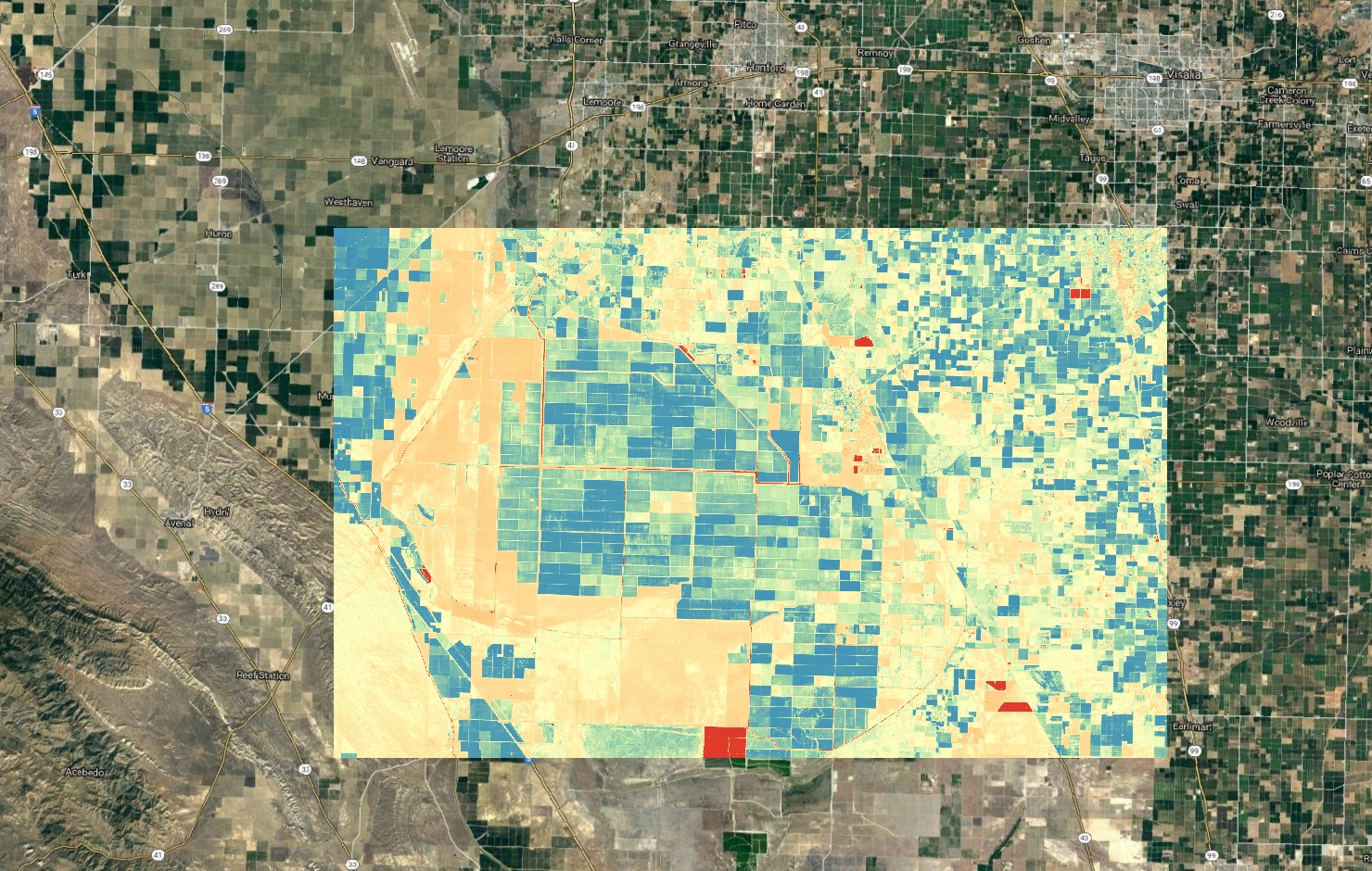 Cálculo del NDVI de una imagen Landsat8 con Python3 y Rasterio ...