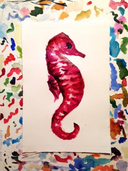 Seahorse Sweet and Rosy