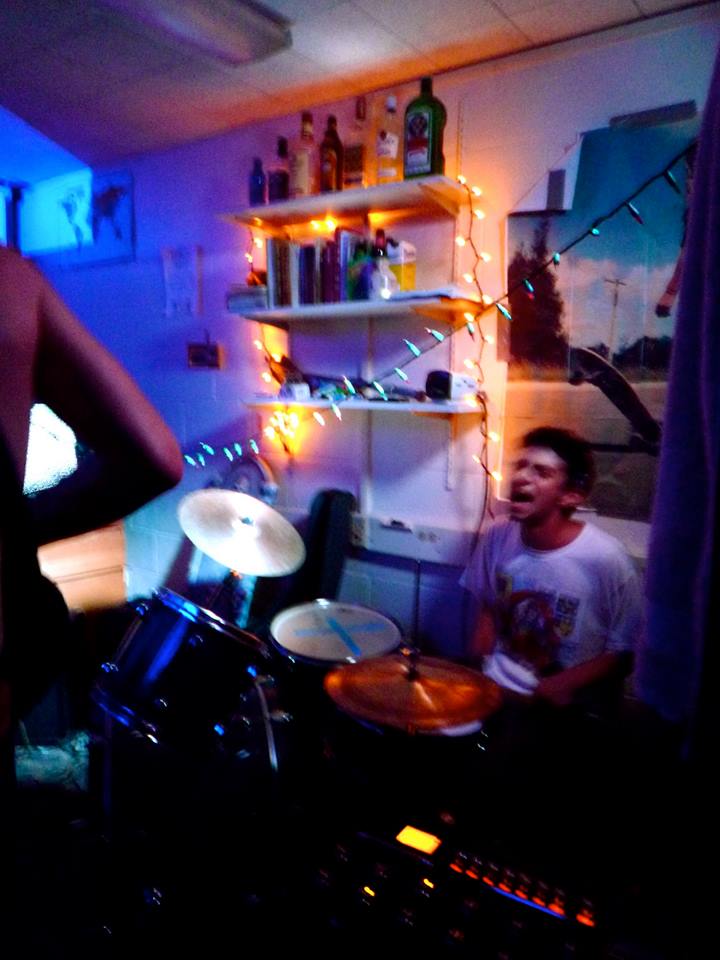 Freshman Eli playing a Guerilla Show in the WestCo Triple