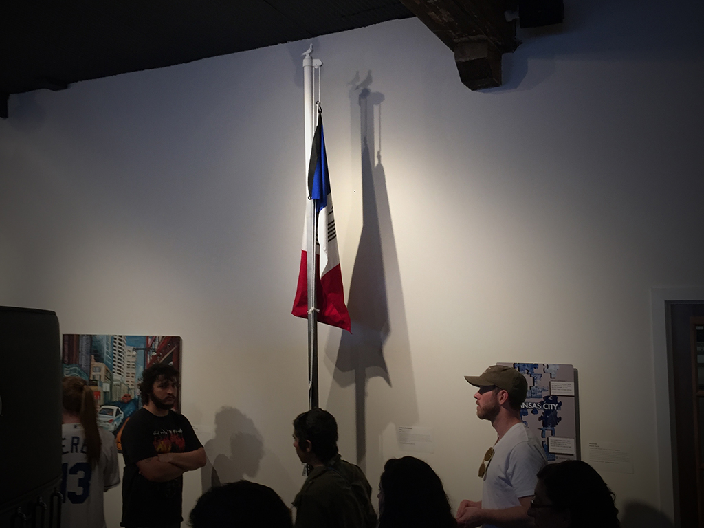 The final piece was shown during the Art of Data exhibition at ArtsKC in downtown in Kansas City during the month of June 2015. Around 3,285 guests attended the opening reception, more than twice the normal turnout, making it the biggest ArtsKC event ever.