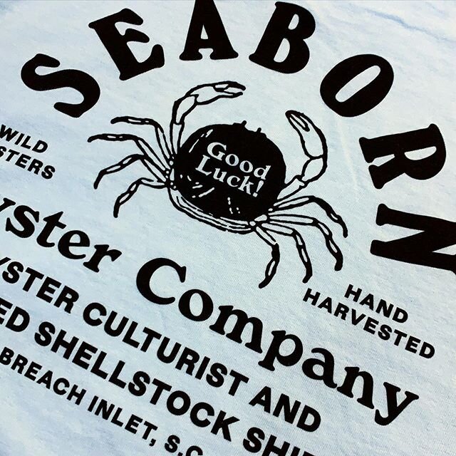 Where fresh design and seafood meet. New tees dropping for @seaborn.us. Designed by the visual shapeshifter @blakefilisuarez.
.
.
.
#art #design #seafood #graphic #oysters #design #vintage #retro #shopping #artist #instagood #life #screenprinting #fa