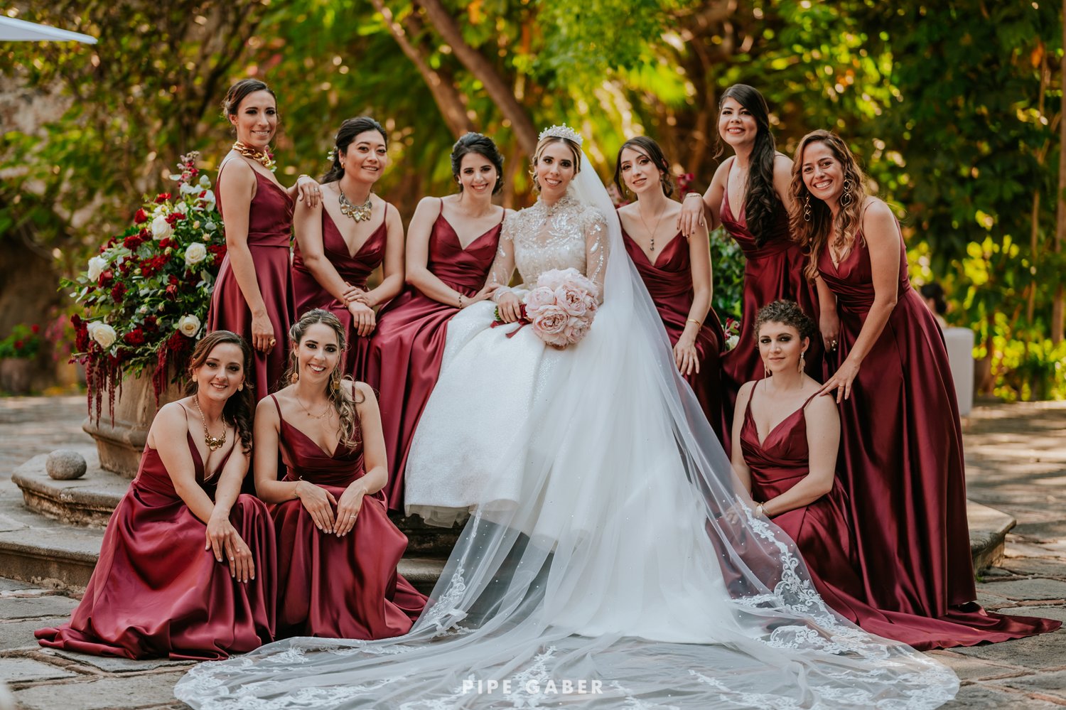Elegir El Color Del Vestido De Las Damas De Honor — Gaber Photography