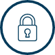 Business intelligence and data analysis services - Data dissemination icon.