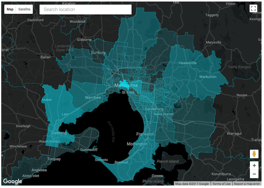 Explore places and transport patterns in Melbourne