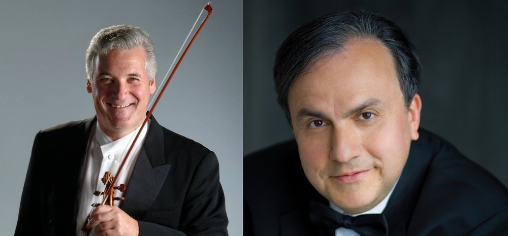 Pinchas Zukerman (left), and Yefim Bronfman (right)