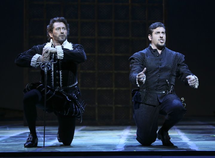 Brett Polegato as Rodrigo and Andrea Carè as Don Carlo