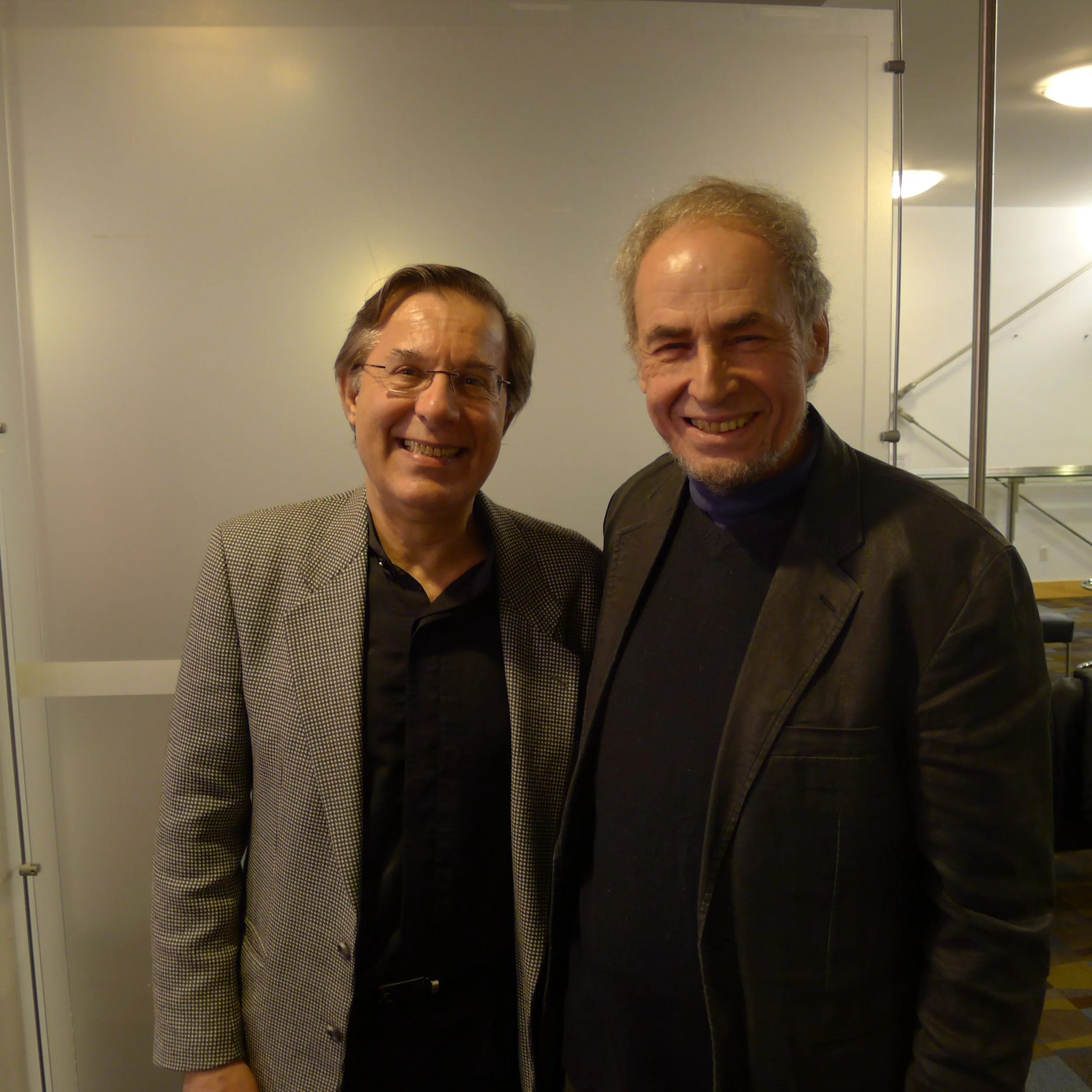 With Dr. Newman.