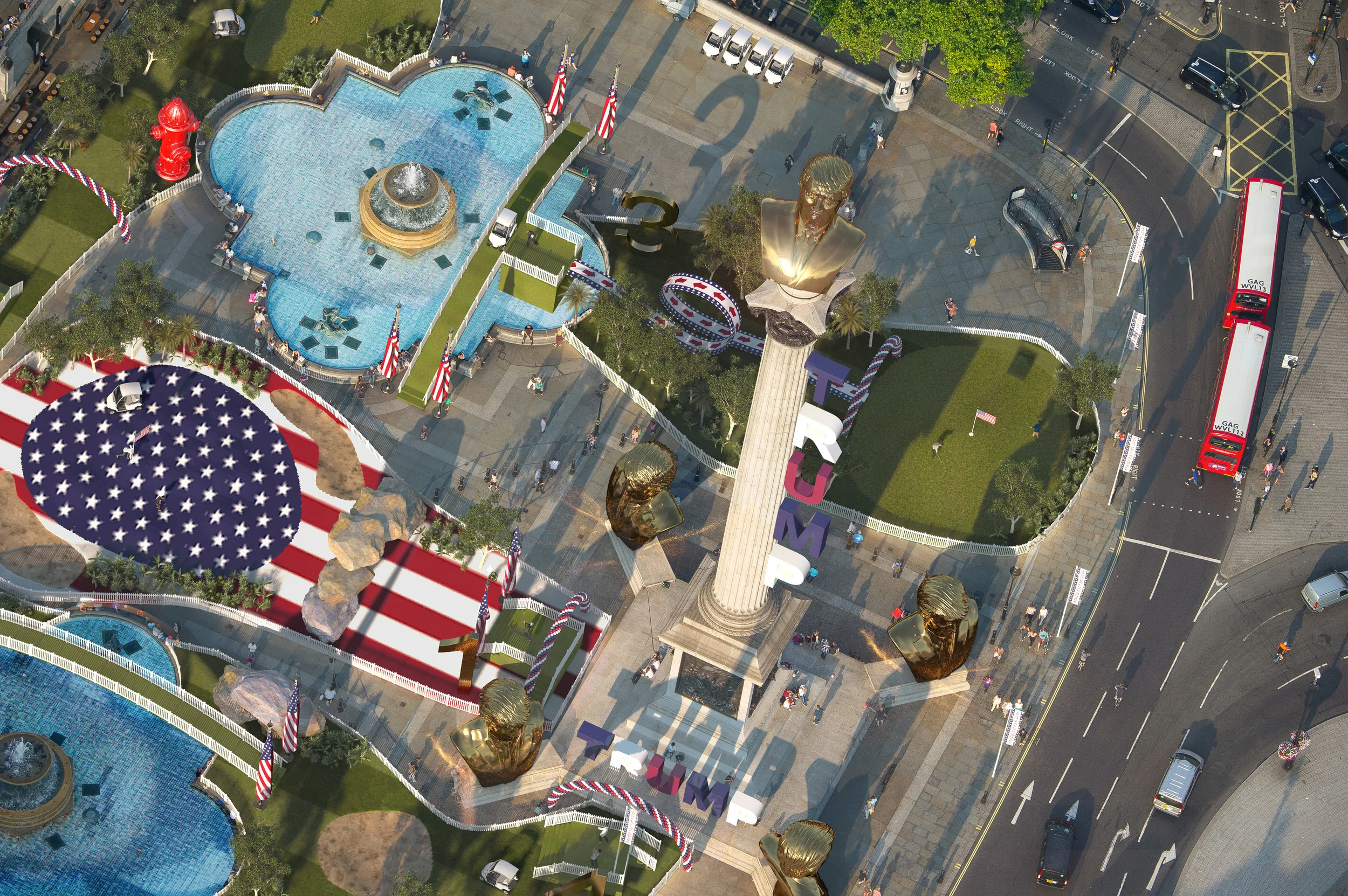 Audacious plans for London’s "Trump-falgar Square"