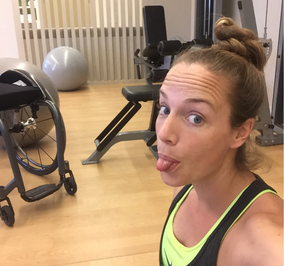 Getting my gym work done!