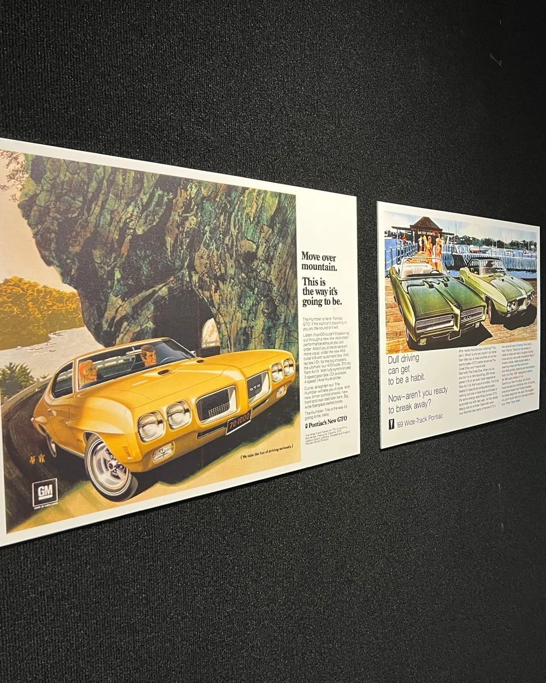 Don&rsquo;t miss The Artists Who Sold The Dream exhibition! Explore stunning automotive advertising artwork by the iconic duo Art Fitzpatrick &amp; Van Kaufmann. Special thanks to GM for providing 33 original ads, now on display in our Orientation Th