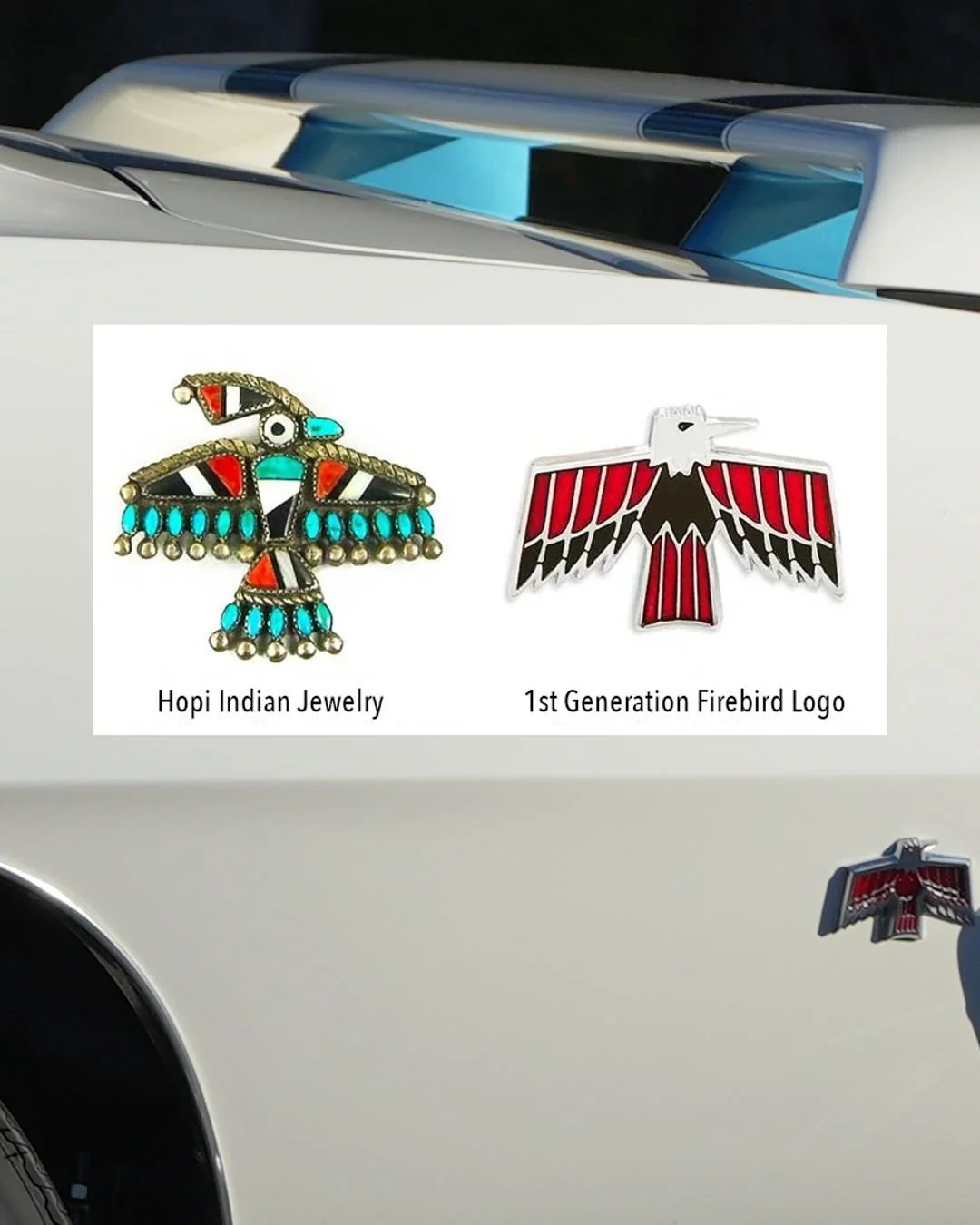 1st Generation Firebird Logo! Inspiration comes from everywhere. Come check out more this weekend at the Museum - Pontiac the Dawn of Muscle on exhibit now - 1st Floor.