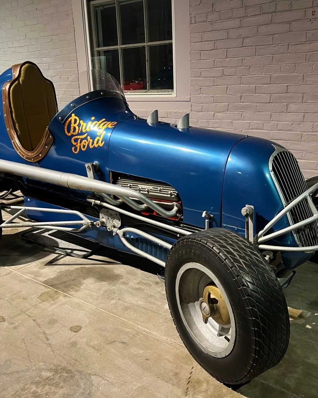 Midget-car racing began in 1910, gained popularity through the 1930s and reached its peak after WWII. See the Bridge Ford in our Racing in NY Exhibit - Freihofer Gallery.