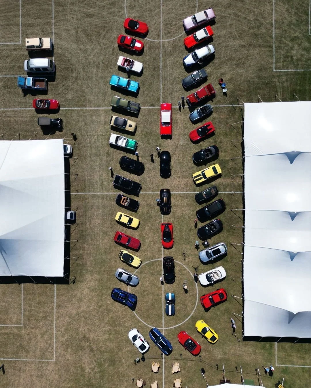 Birdseye view from the 2025 Motorcar Auction - Link to the Auction results in the comments