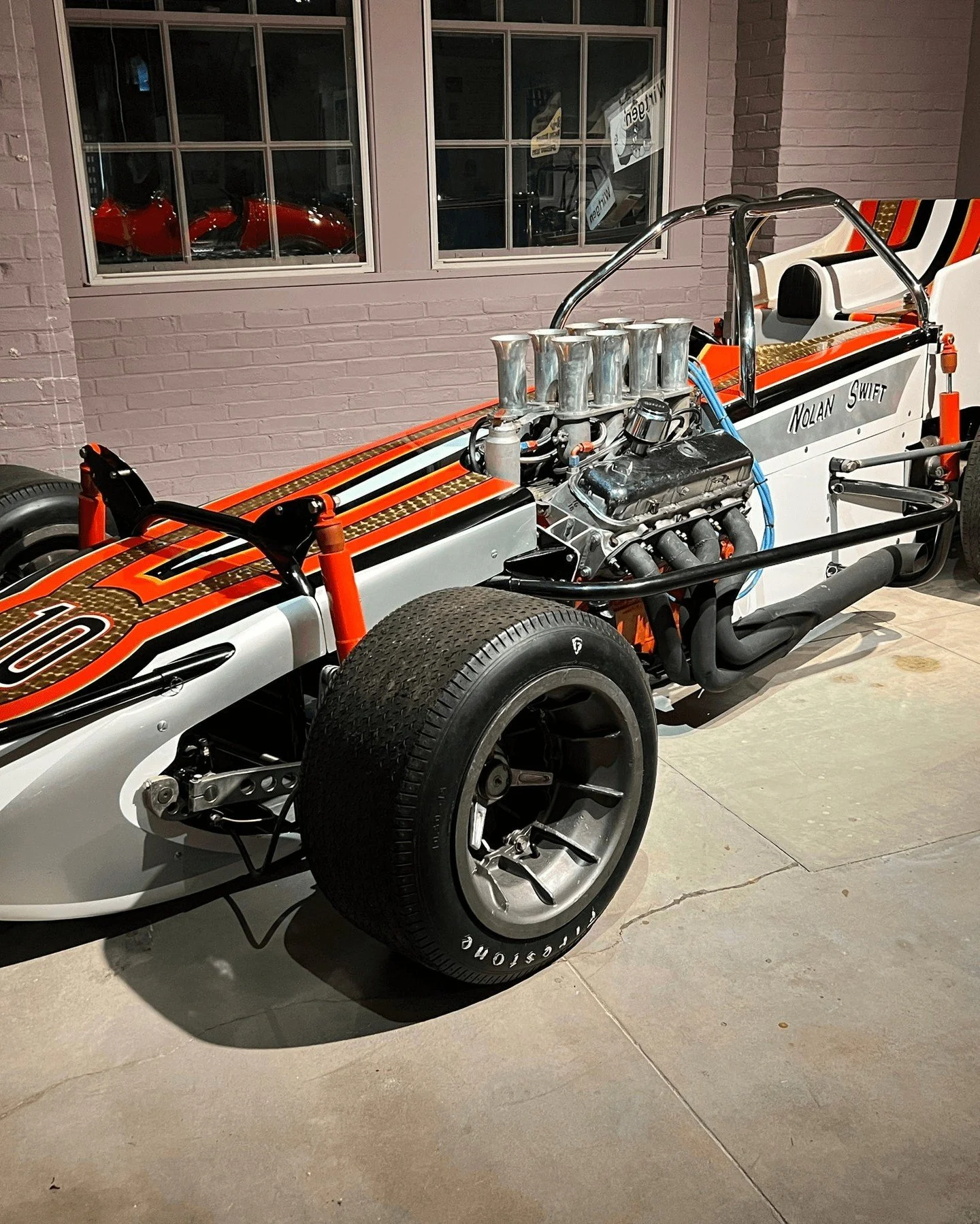 1971 Supermodified - with a 9" Offset - look at that 427 just hanging out there! On exhibit: Freihofer Gallery 2nd Floor.