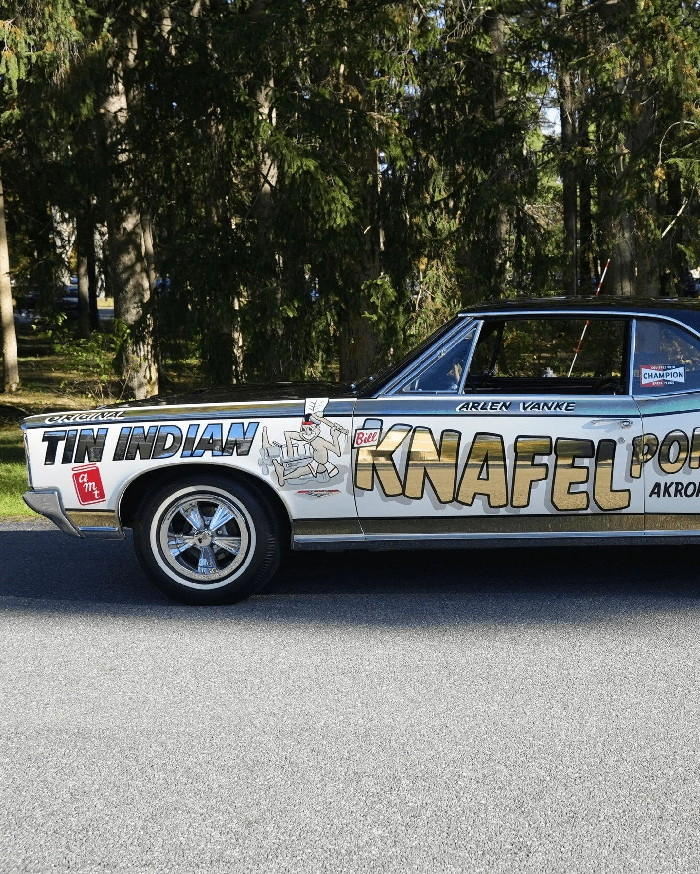 1966 Pontiac GTO - This car would go on to become one of the most successful cars in drag racing history and likely the winningest Pontiac in the sport. The Tin Indian on exhibit in the Dammerman Gallery, 1st Floor