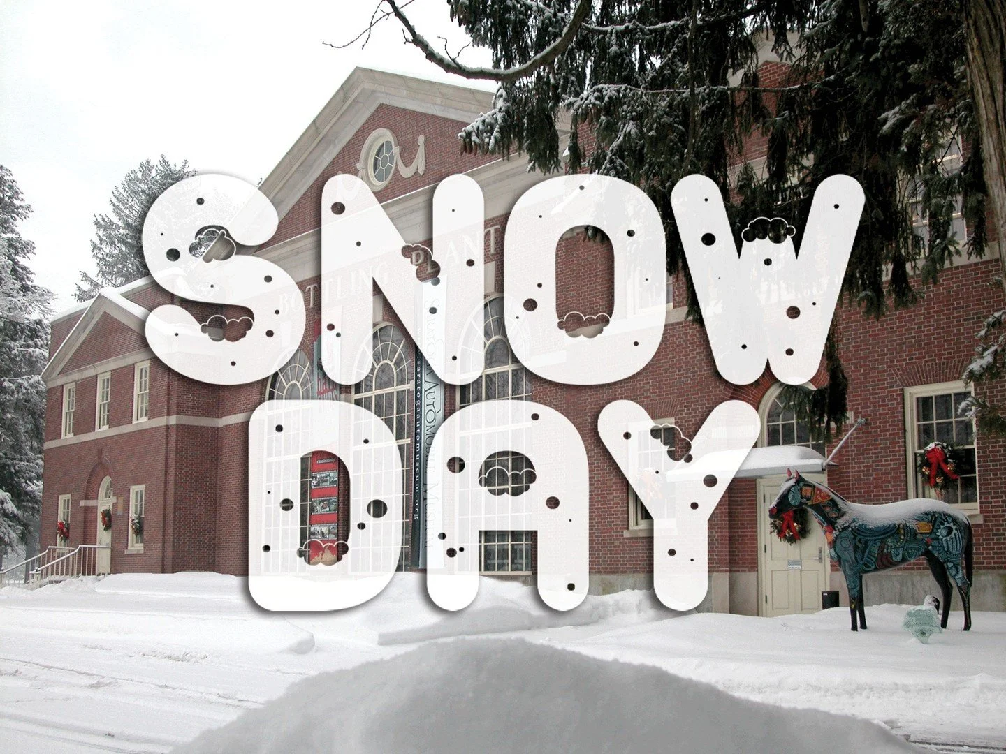 Due to the snow piling up today, and out of concern for the safety of our volunteers and guests, the Saratoga Automobile Museum will be closing early at 1:00 PM.

We apologize for any inconvenience and appreciate your understanding. Please stay safe 