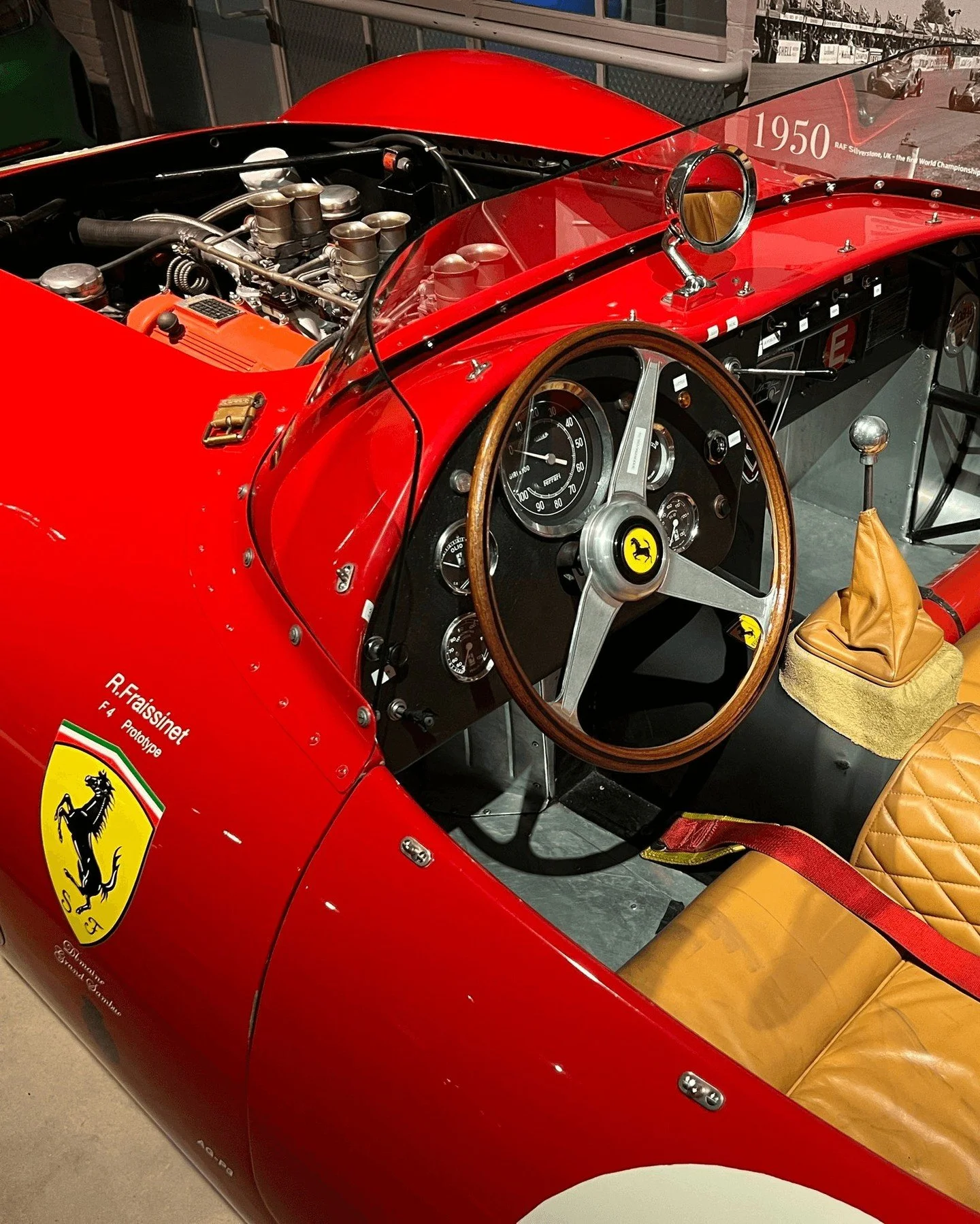 1963 Ferrari 250 - A beautiful car inside and out - On exhibit in the Freihofer Gallery - 2nd Floor.