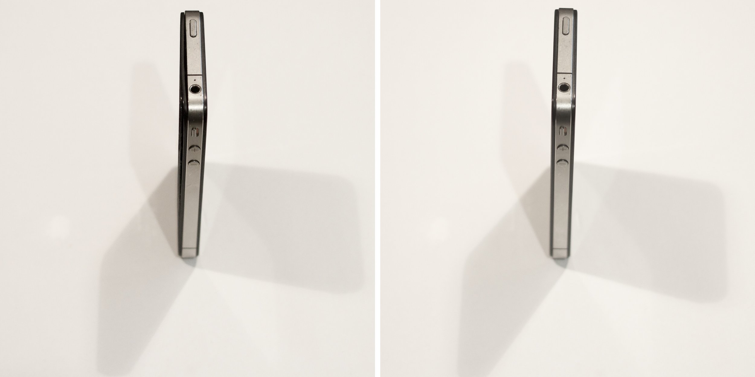 Before and after battery replacement