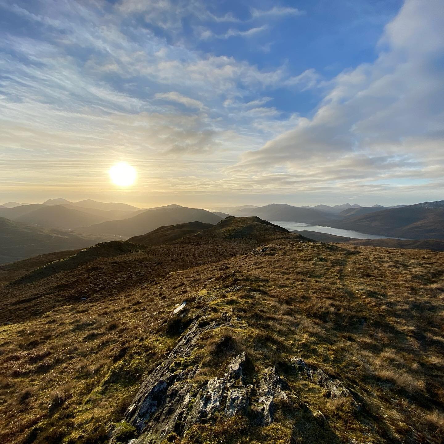 Beautiful clear day on the hills