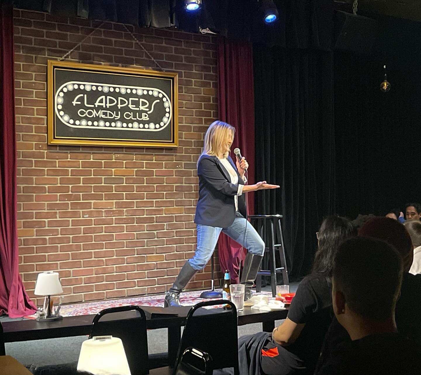 I call this joke on a platter.  @flapperscomedy