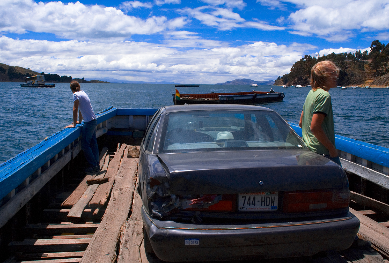 Fording Lake Titicaca