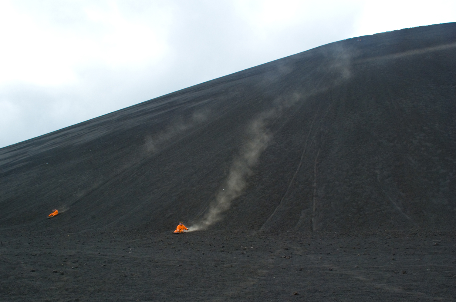 Volcano Boarding, Nicaragua