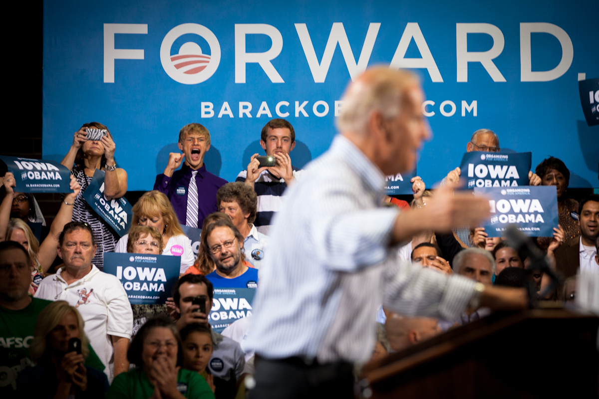 Biden in Burlington, Iowa