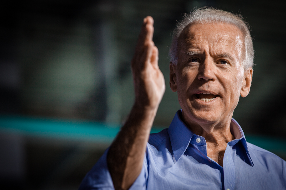 Biden in Grinnell, Iowa