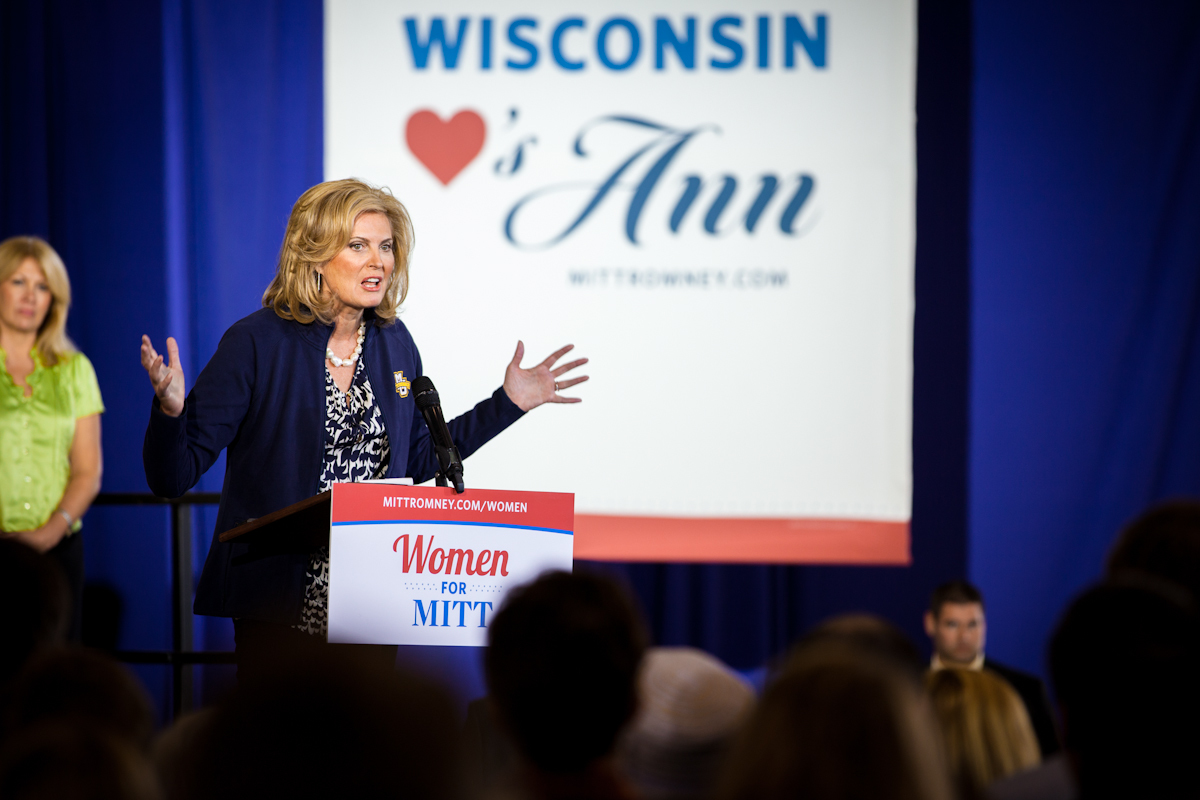 Ann Romney in Milwaukee