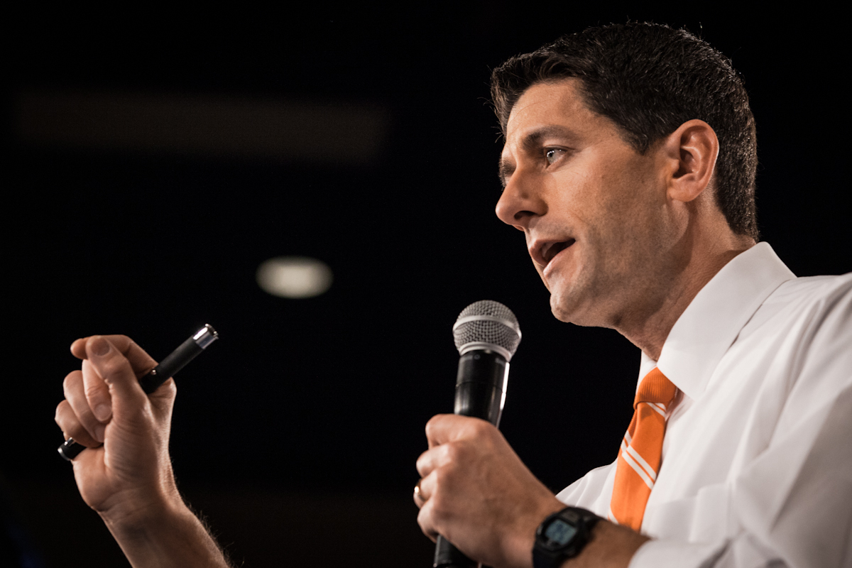 Ryan on His Ohio Bus Tour