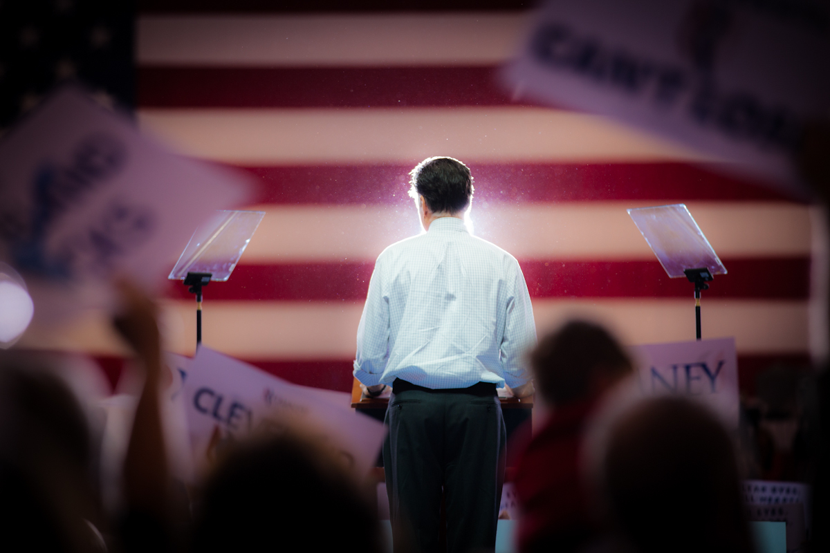 Mitt Romney in Cleveland, Ohio