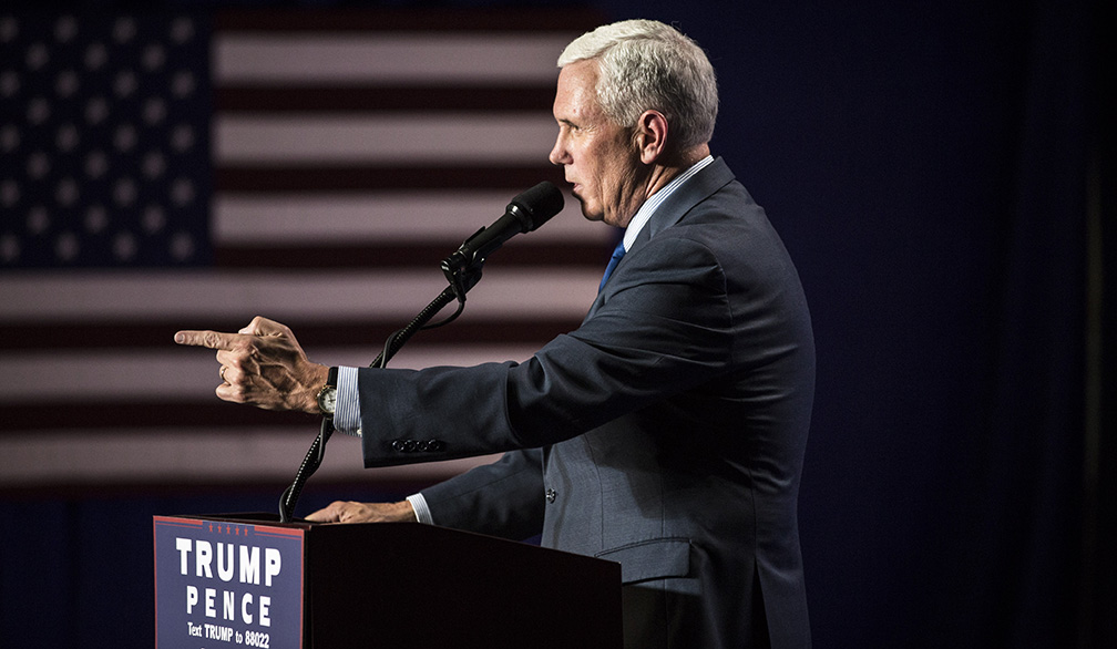 Mike Pence Rally at Giese Manufacturing. Dubuque, Iowa.