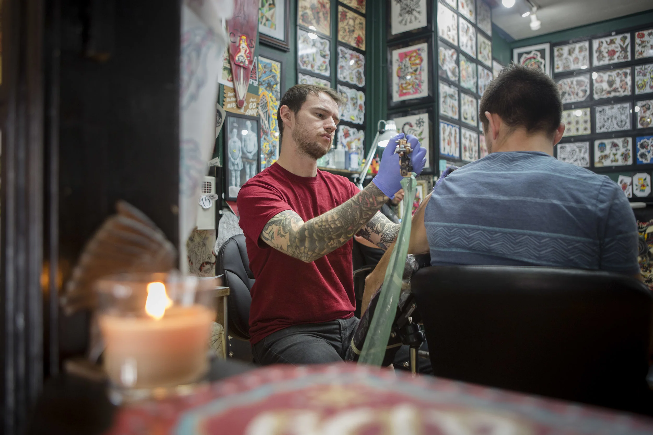JOHN, THE ARTIST   //  Flint, Michigan“I drank the water before we found out it was fucked up,” John says. “We got a letter that said it may look and smell weird, but it’s safe to drink.”The tiny waiting area in the front room of…