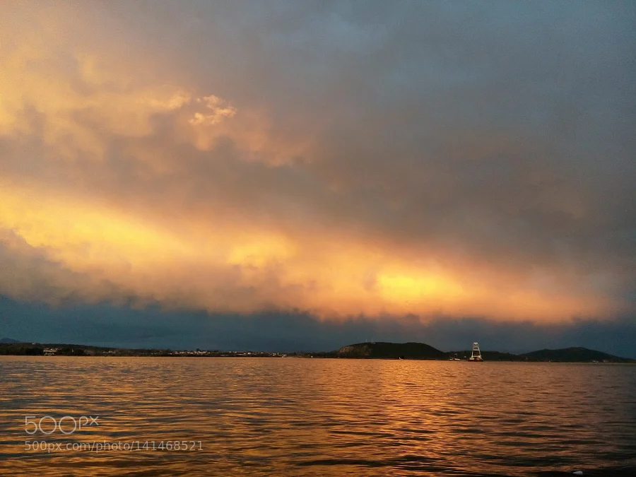 A fire in the sky