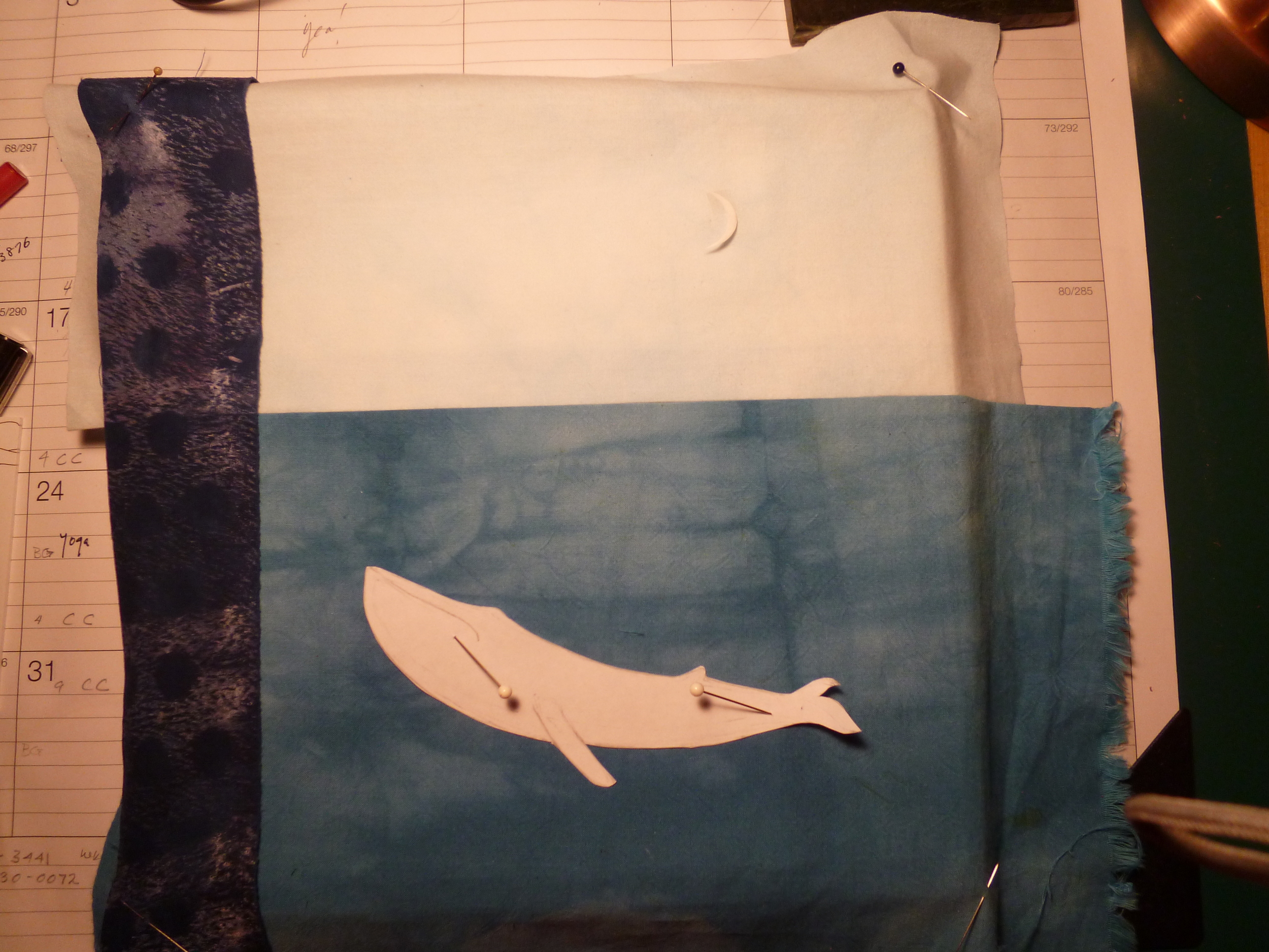 auditioning fabrics and composition