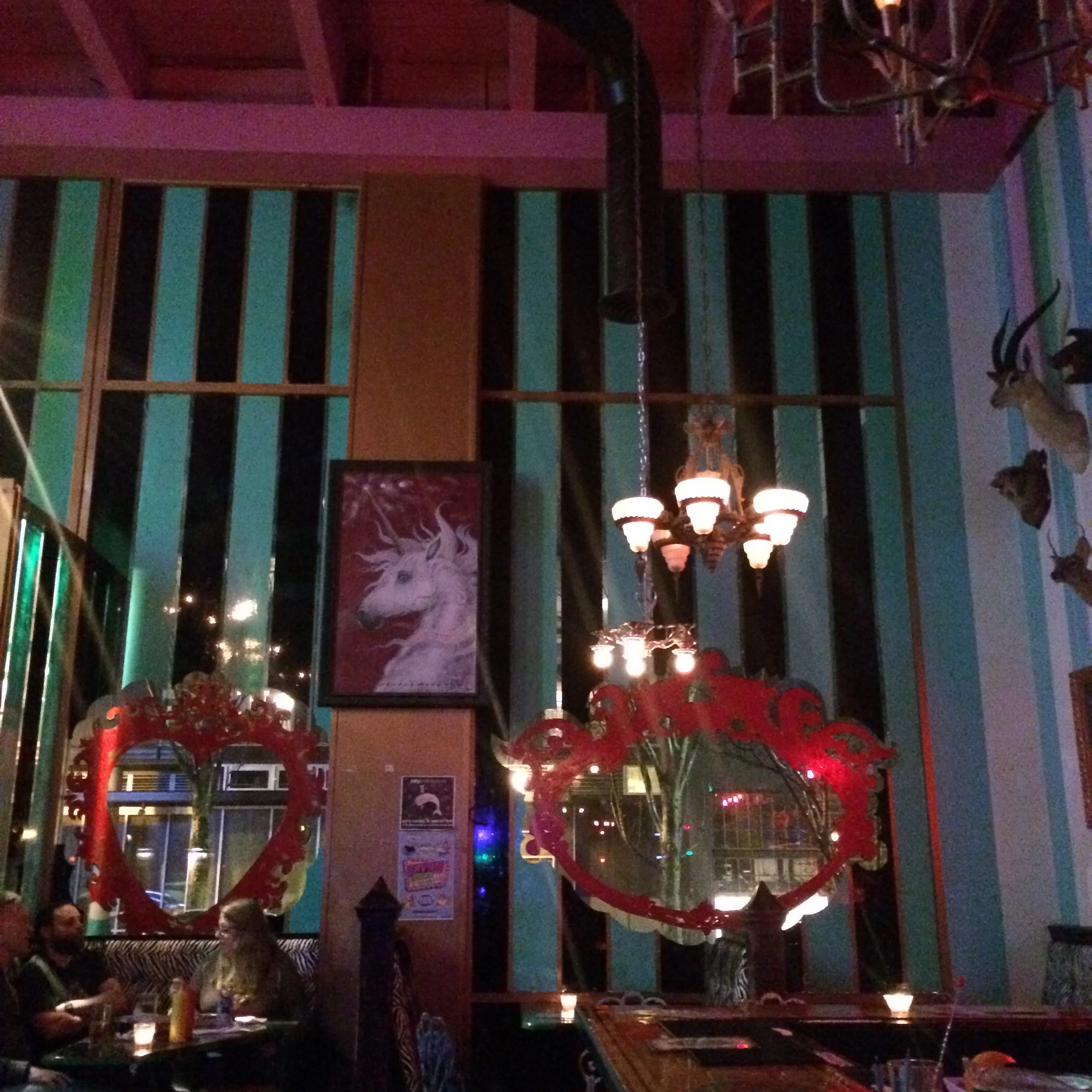Slightly tacky opulence at The Unicorn lounge/bar in Seattle. We didn't have a lot of time for non-work related activity, but we managed to sneak in a bit of downtime! I simply adored this place.