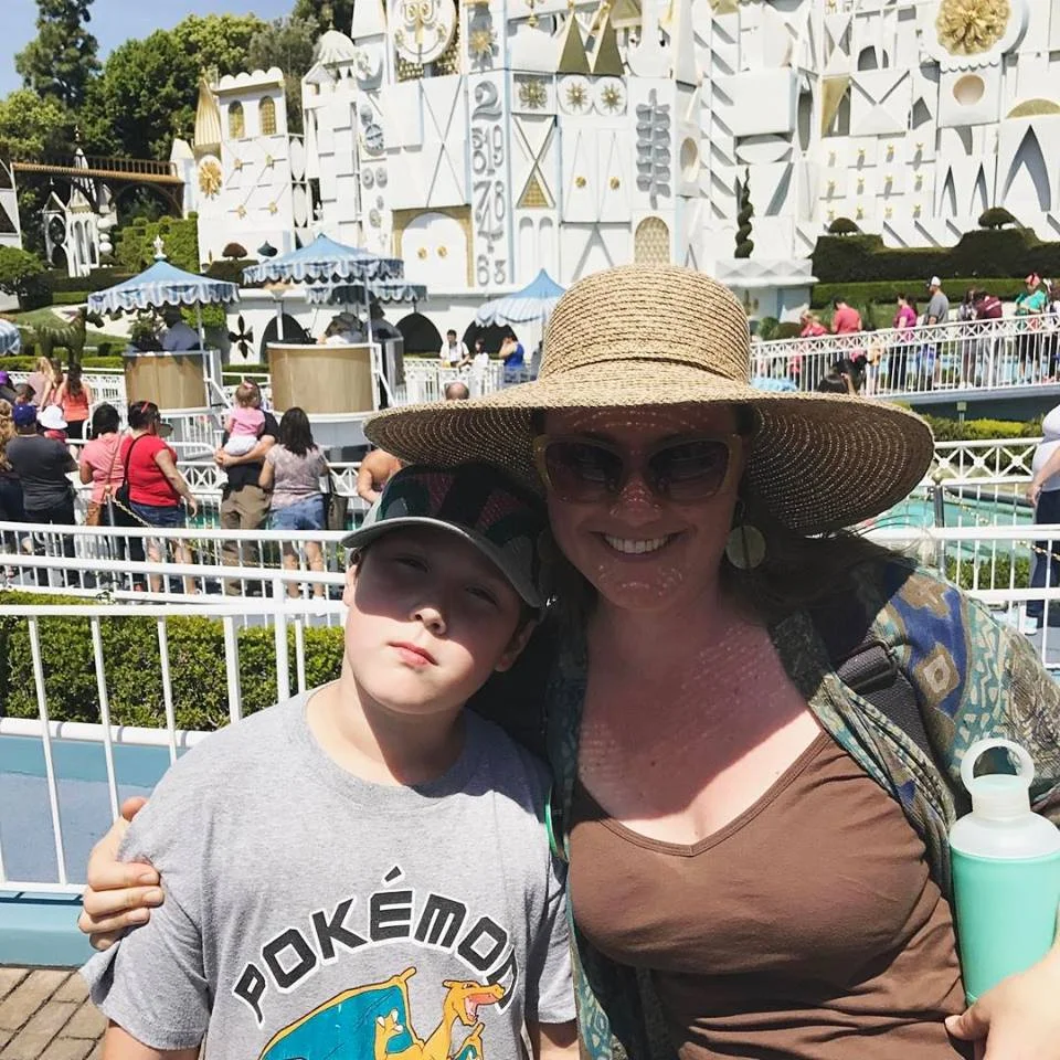 me and my 9 year old nephew, Noah. He's not bored, he just hates having his picture taken.