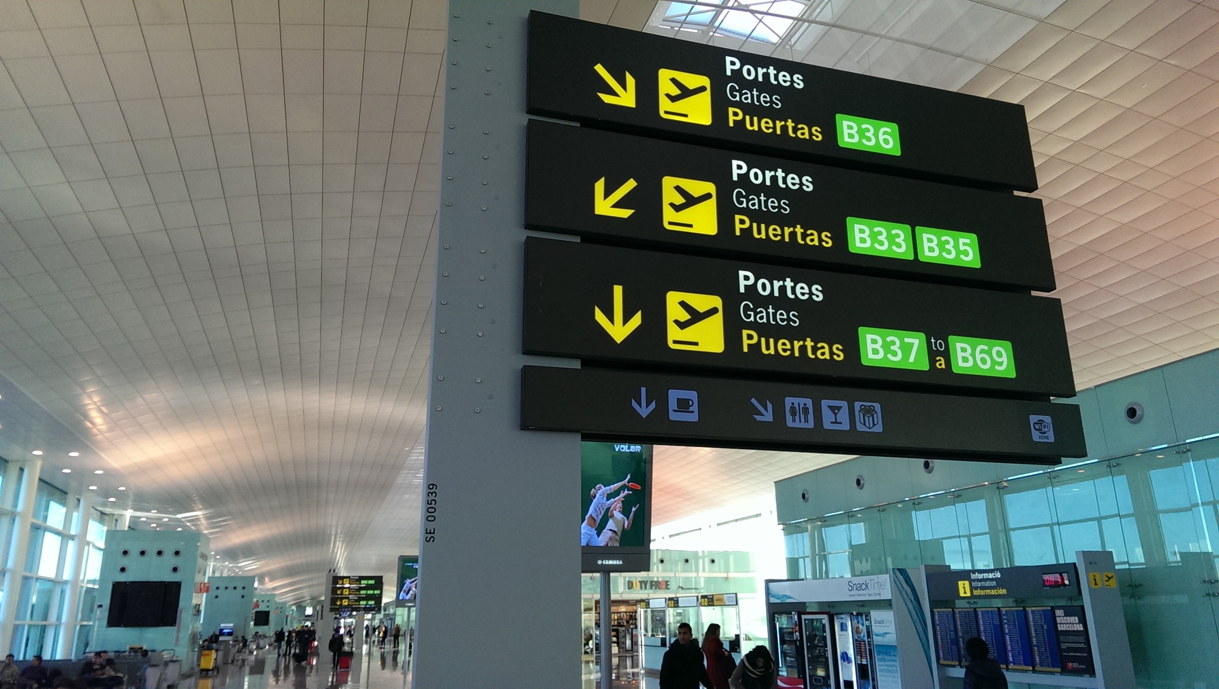 El-Prat airport in Barcelona, Spain, on Feb. 26, 2014.