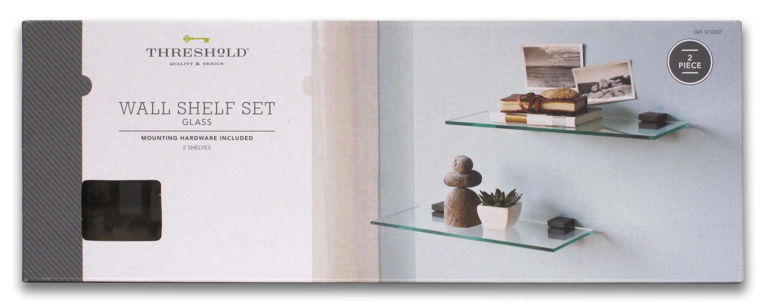 Glass Wall Shelf Set