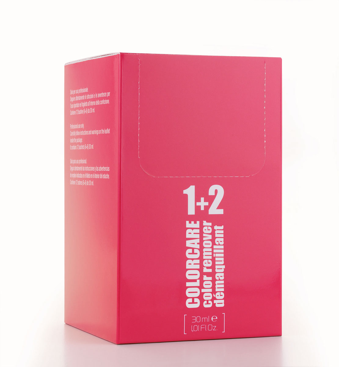 Box contains 12 sachets (6+6) 30 ml
