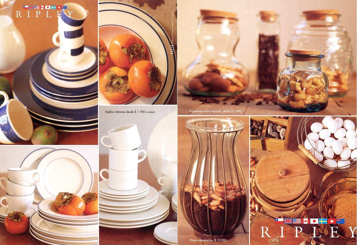 client: Ripley Department Stores magazine insert (front and back)