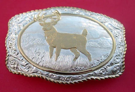 deer belt buckle