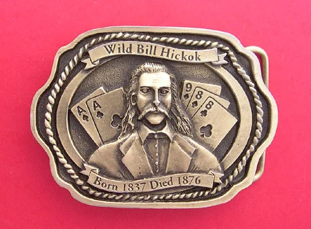 Brass Wild Bill Hickok Buckle — Beal's Cowboy Buckles ™ Quality Western  Belt buckles Beal`s Cowboy Buckles