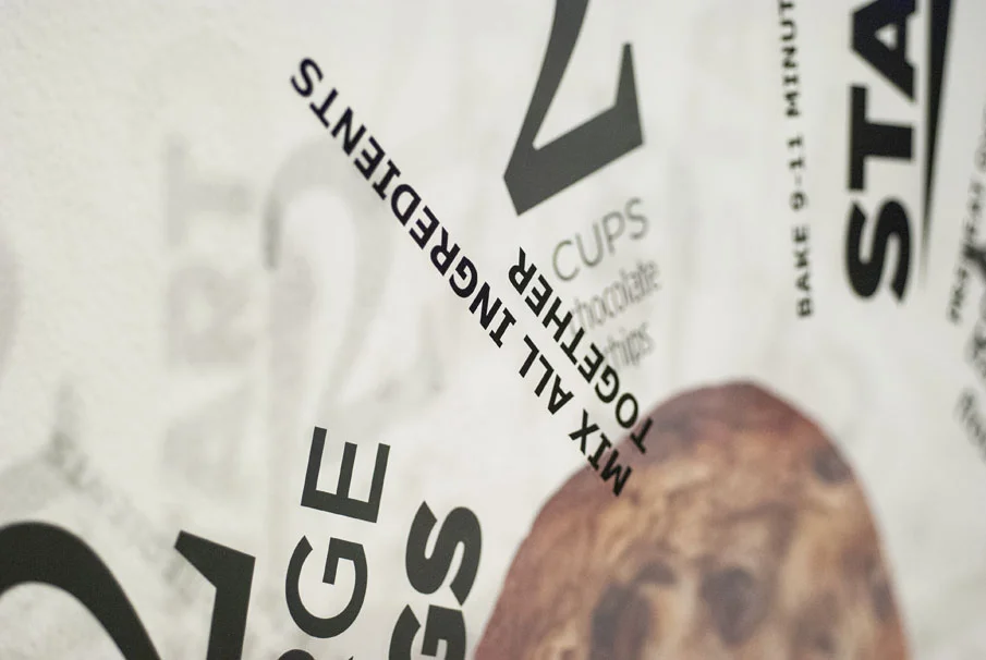 Text detail.