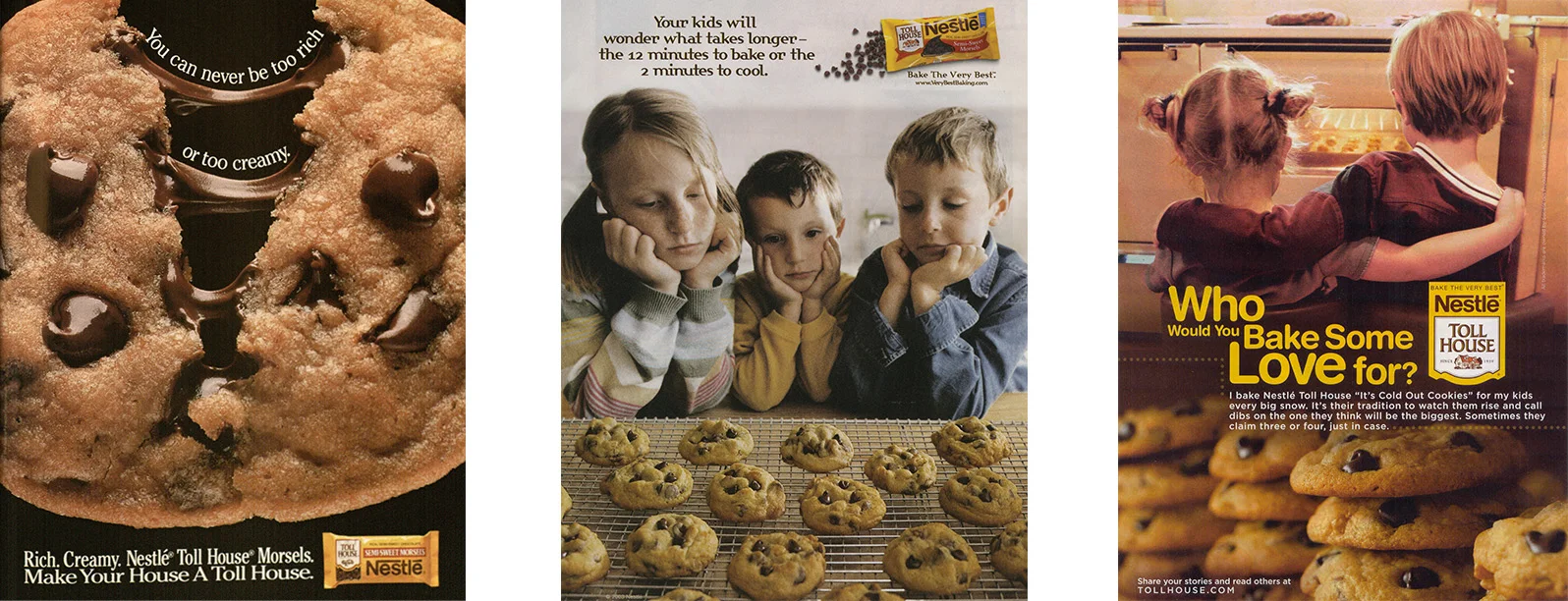 Magazine ads displayed in the i. (1991, 2003 and 2006)