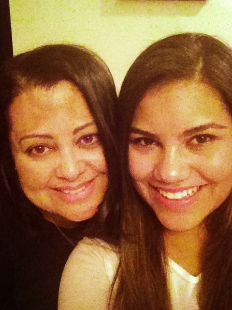 Mother & daughter iPhone #Nomakeupselfie 