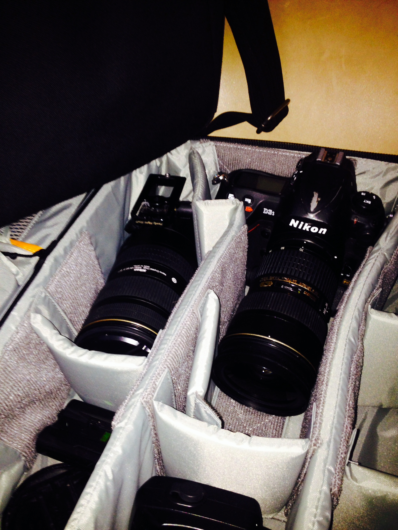 I opened the bag and just stared at this gear for a day. Before I had the nerve to pick it up the camera and take a shot.